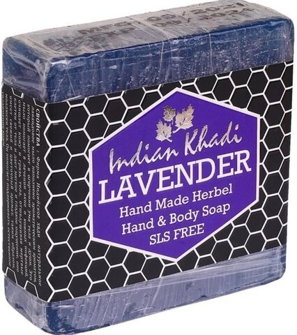Мыло с Лавандой / Indian Khadi / 100 г Soap Lavender