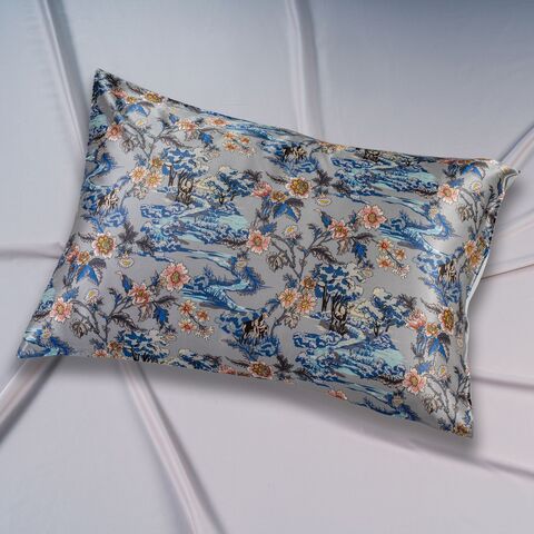 Наволочка 50x70 Mollen Заря в светло-серый хлопковая