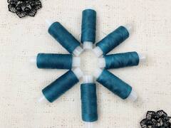 Нитки армированные 45ЛЛ 150 м, морская волна