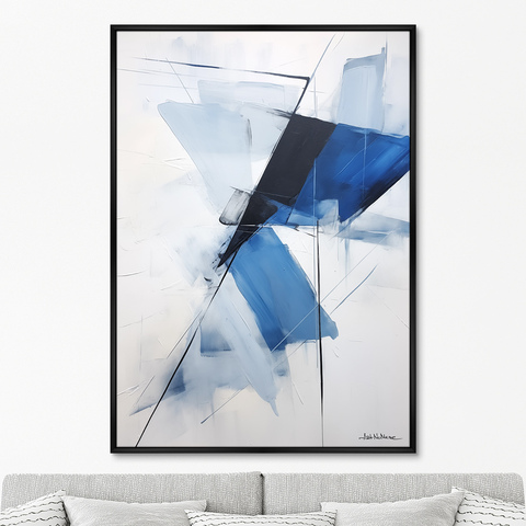 ArtNoMore - Репродукция картины на холсте Geometry of winter colors, No 2, 2024г.