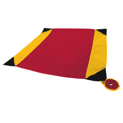 Картинка пляжное покрывало Ticket to the Moon Beach Blanket Burgundy/Dark Yellow - 1