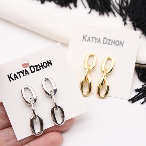 Серьги Katya Dzhon цепочки