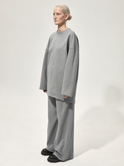 Толстовка "Бетон". Серая