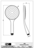 Gessi 14370#713 Ручной душ Antilimestone