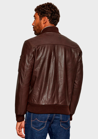 Куртка кожаная AERONAUTICA Bomber