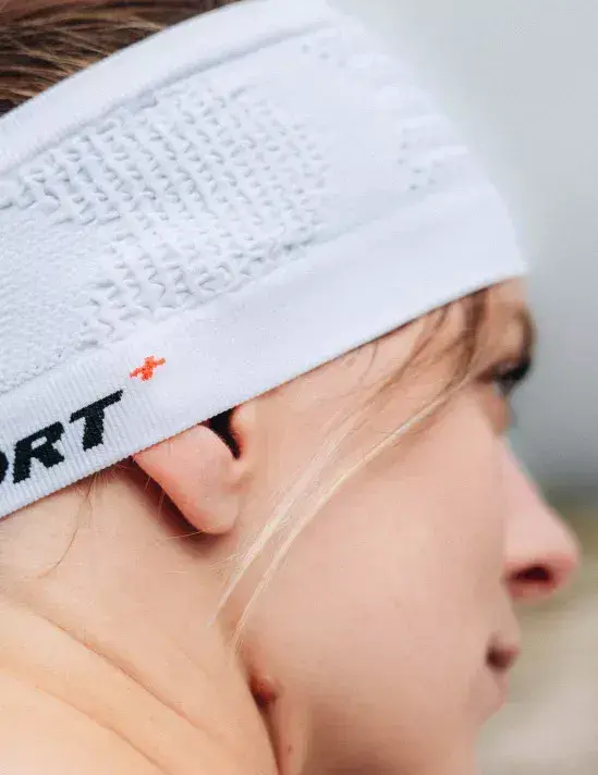 Повязка на голову широкая Headband On/Off WHITE