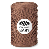 Шнур для вязания Caramel Baby 500 м молочный шоколад