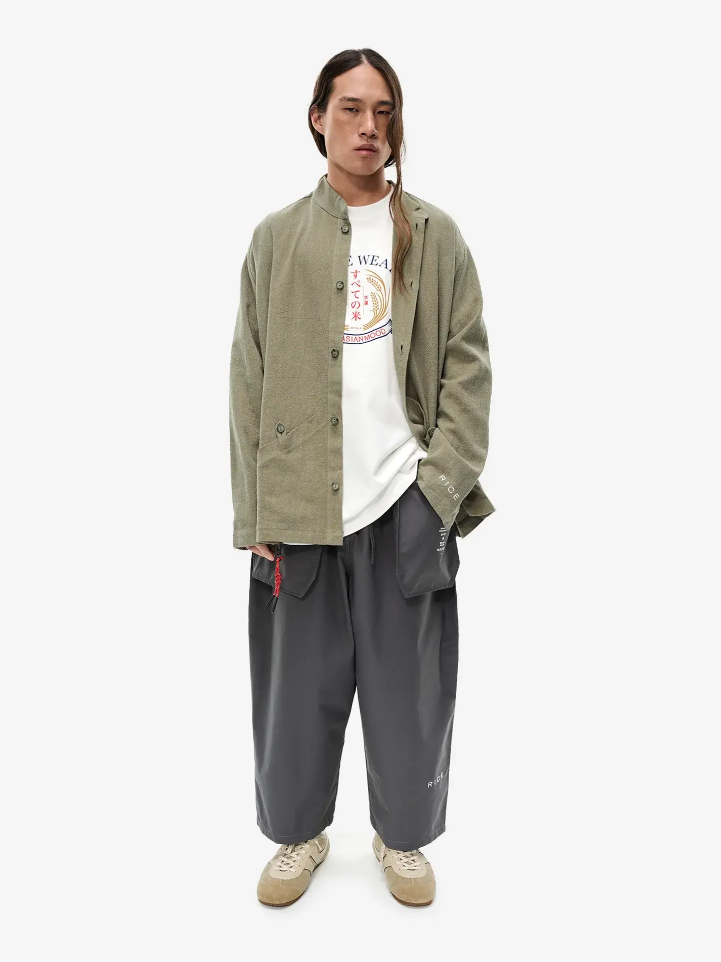 РУБАШКА RAMI GREEN MATCH SHIRT