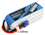 АКБ Gens Ace Tattu 5600mAh 22.2V 80C 6S1P Lipo EC5 Pouch