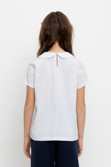 блузка  для девочки  К 302494/белый