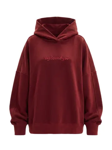 Худи ЧУВСТВУЙ, бордовый