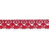 Кружево хлопковое/Тесьма вязаная, ш. 2 см, 20.01.015, красный