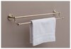 Aquanet 4624D 4624D Держатель для полотенца 60см двухрядный Aquanet, золото (189279)