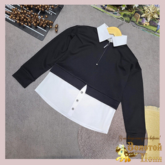 Джемпер-обманка д (9-13) 260415-WD193