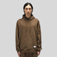 Толстовка Alpha Industries Essential Hoodie Espresso (Темно-коричневая)