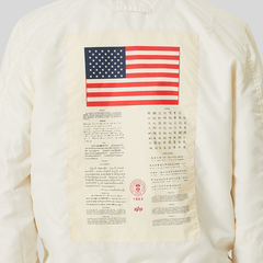 Бомбер Alpha Industries L-2B Blood Chit Gen II Off White (Белый)