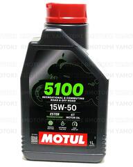 Моторное масло полусинтетика MOTUL 5100 4T 15W50 15W-50 1 литр