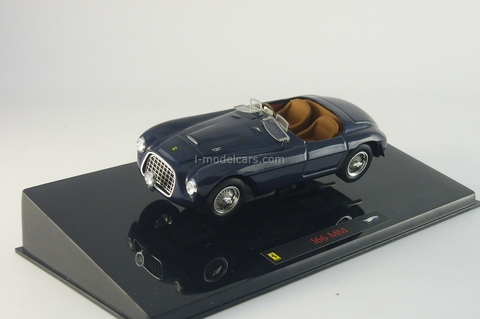 Ferrari 166 MM 1949 dark blue HotWheels Elite 1:43