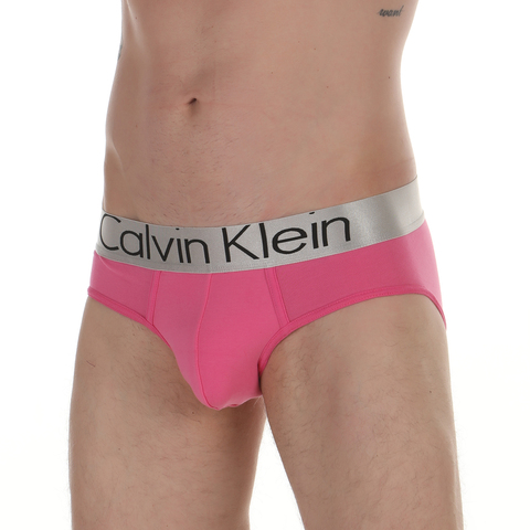 Мужские трусы брифы розовые Calvin Klein