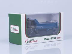 MAZ-5551 tipper early cabin 1988 khaki-blue AutoHistory 1:43