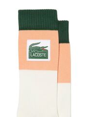 Теннисные носки Lacoste Sport Roland Garros Edition Jersey Socks 1P - white/orange/green