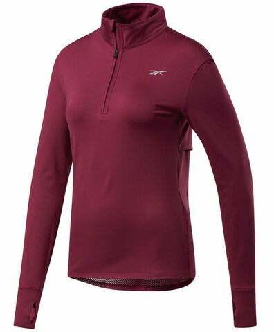 Женская теннисная куртка Reebok Workout Running 1/4 Zip W - punch berry