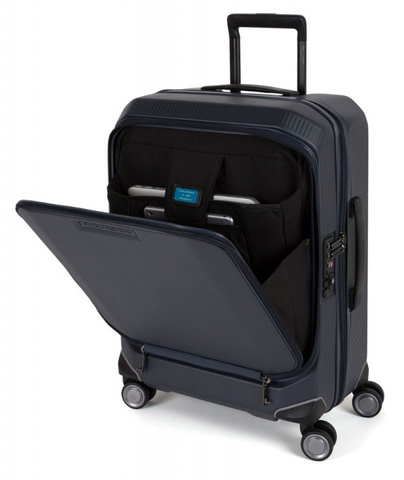 Чемодан Piquadro MATT, поликарбонат, чёрный (BV4736CBO/N)