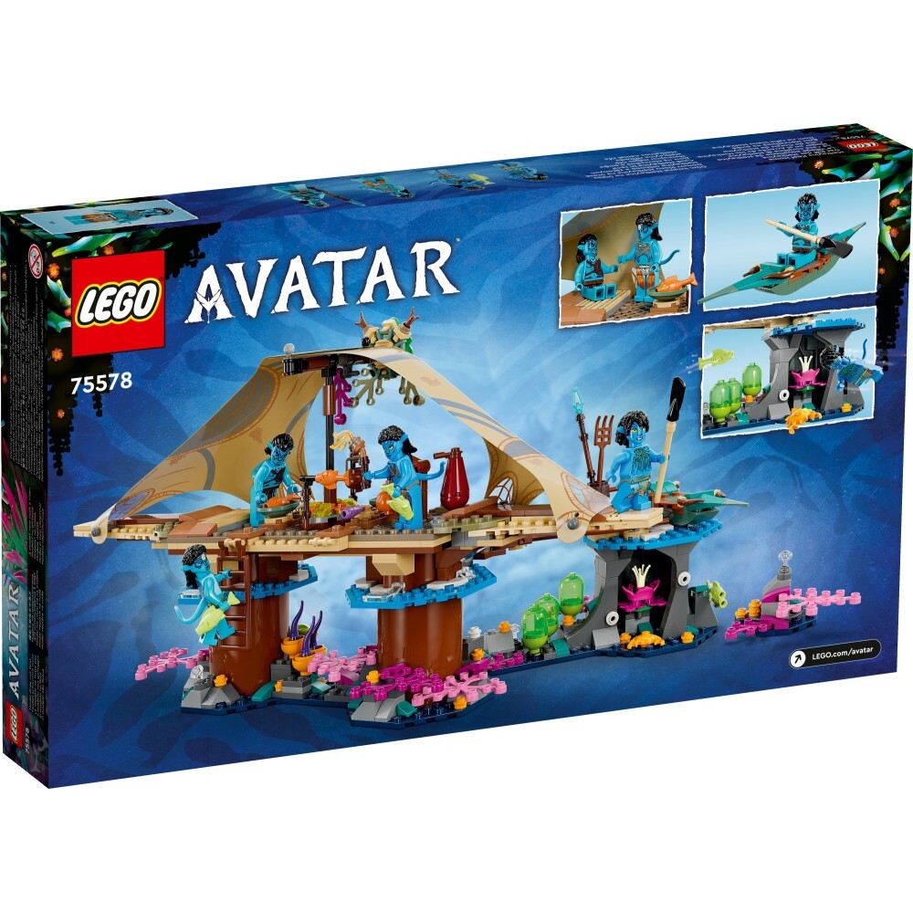 LEGO Аватар — Дом «Риф» клана Меткайина (75578) – купить за 10 692 ₽ |  Yomamaz (Ёмамаз) - европейский супермаркет. Доставка оригинальных товаров  из Европы