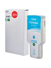 Струйный картридж Sakura P2V68A (№730 Cyan) для HP DesignJet T1700/T1700/T1700dr/T1700dr, пигментный тип чернил, голубой, 300 мл.