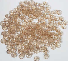 Бусины гранёные плоские пришивные акрил, Ø 8 мм, 50 гр