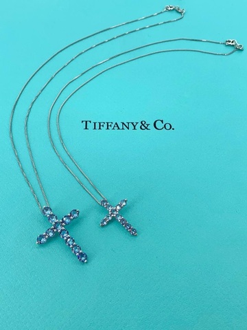 Кулон крест 2 и 3 см Tiffany