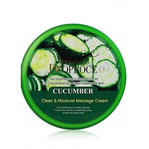 PREMIUM DEOPROCE CLEAN & MOISTURE CUCUMBER MASSAGE CREAM 300g