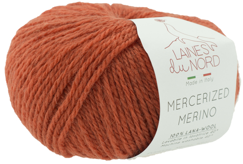 Пряжа Mercerized Merino (Мерсеризед Мерино). Оранжевый. Артикул: 23