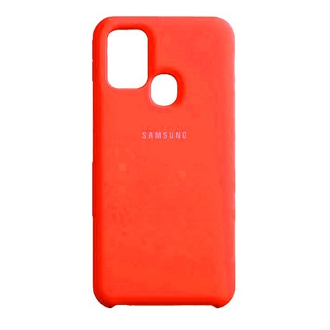 Силиконовый чехол Silicone Cover для Samsung Galaxy M31 (Красный)