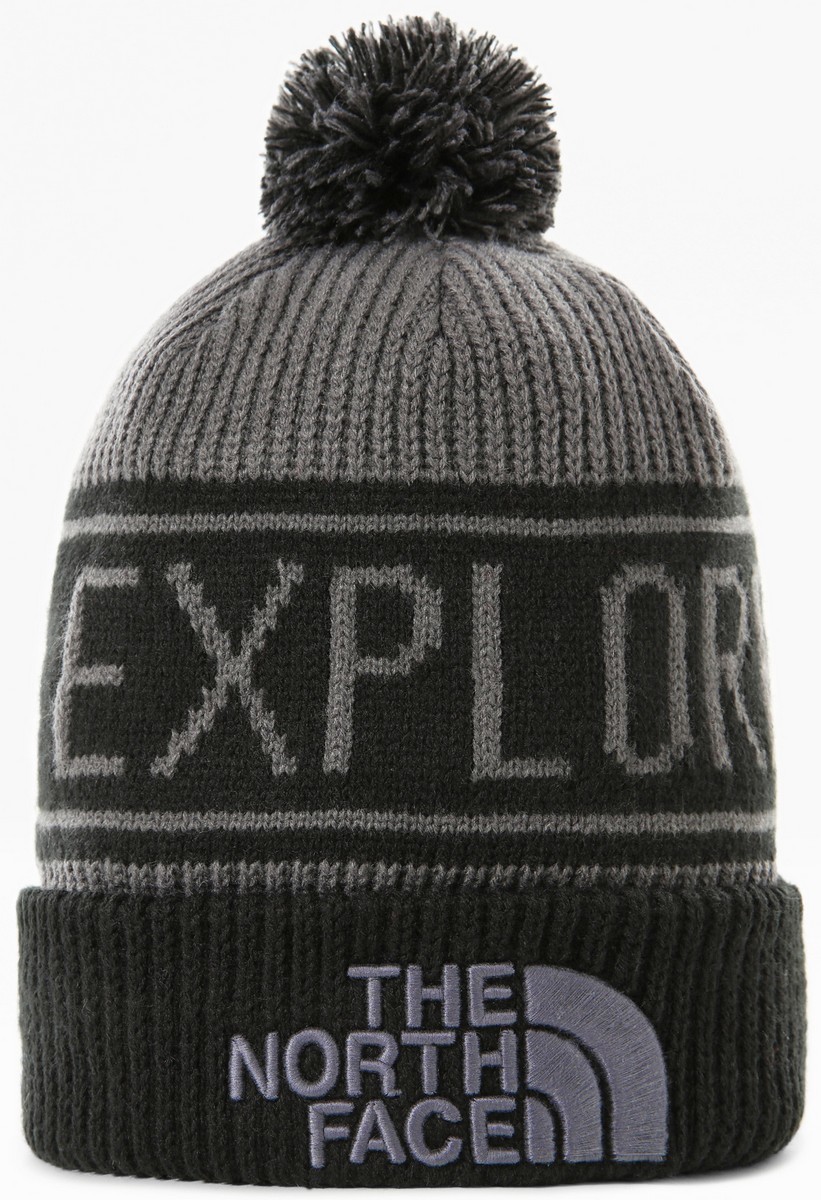 the north face retro pom beanie