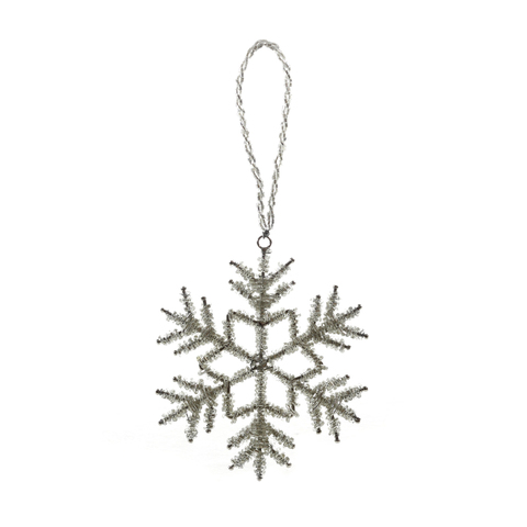 ЕЛОЧНАЯ ИГРУШКА SNOWFLAKE TASSEL