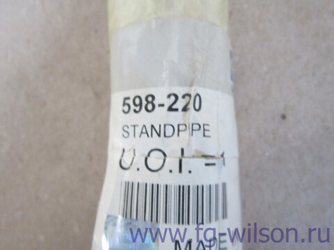 Трубка топливная / FUEL PIPE STAND 1/2"BSPX1/2BSPTX300MM LG АРТ: 598-220