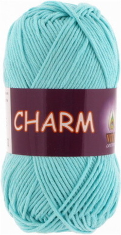 Пряжа Charm (Vita cotton) 4185 Светлая голубая бирюза