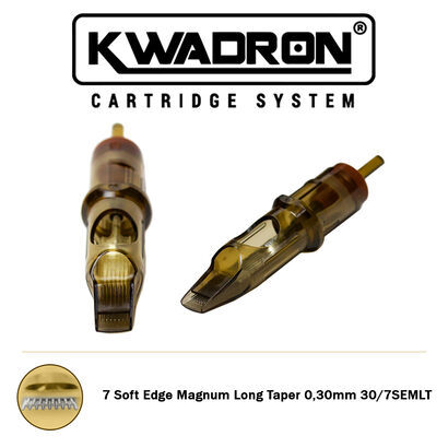 Картридж для тату KWADRON Soft Edge Magnum  30/7SEMLT" 1 уп (20шт)