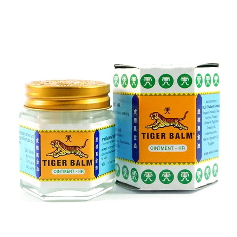 Тигровый тайский бальзам Белый Тигр White Tiger Balm, 19,4 мл.