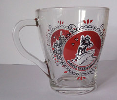 кружка 250 мл стекло с видами Петербурга