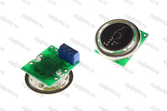 Кнопка (кнопочный модуль) ВКЛ13А-7-4И "6 этаж", круглая, с кодом Брайля