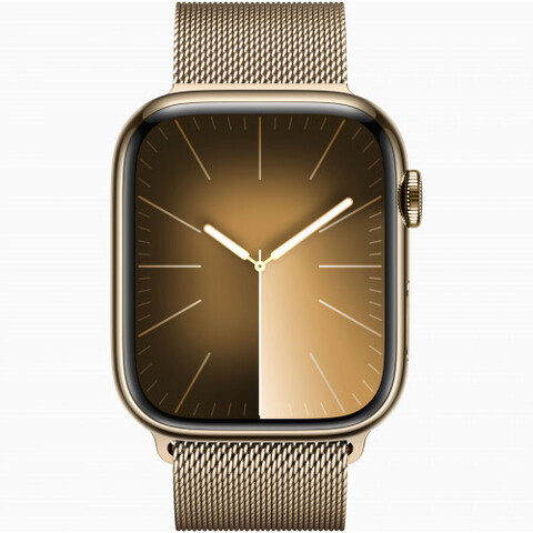 Купить Apple Watch 9 45mm Stainless Steel Gold в Перми!