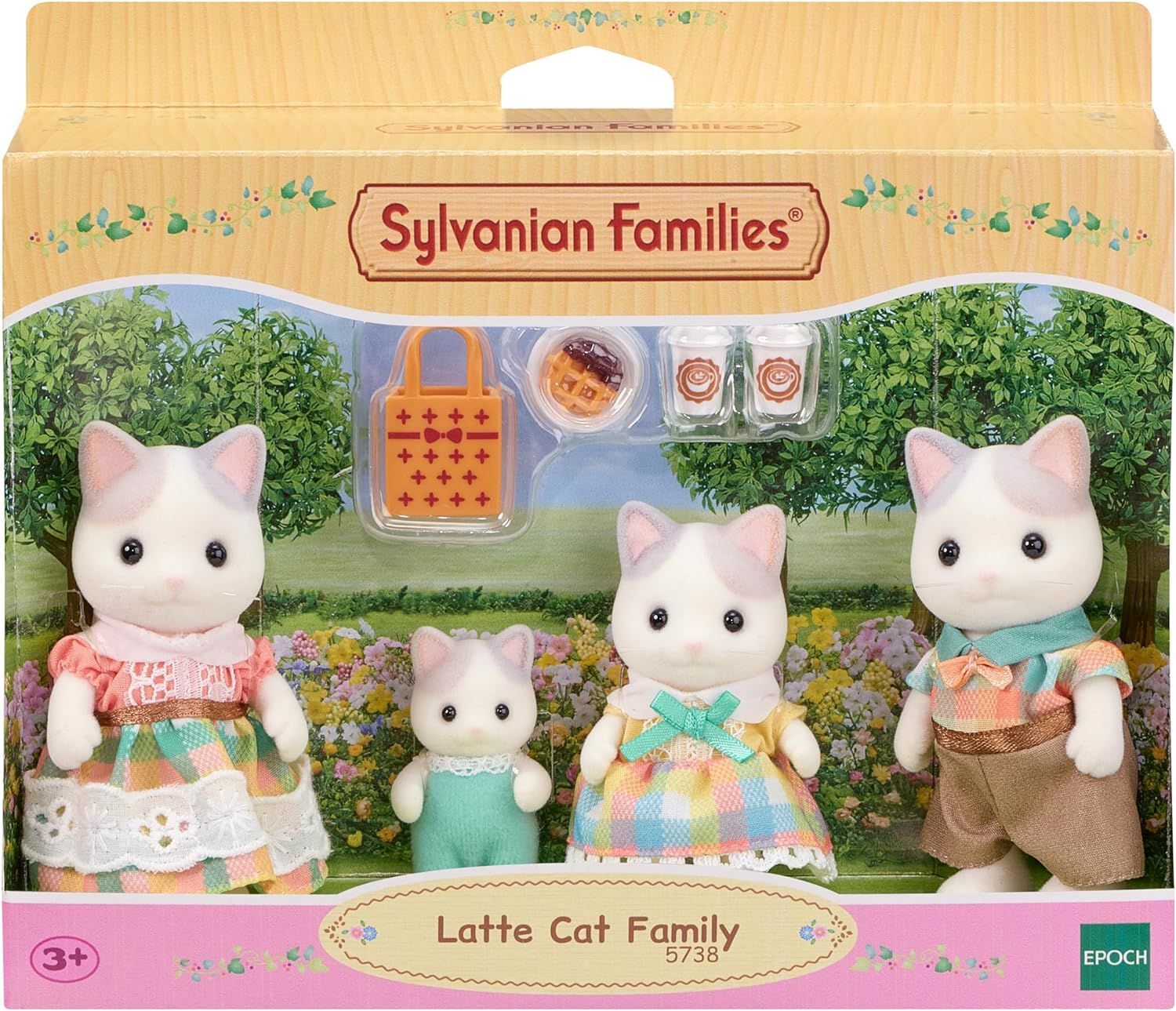 Игровой набор Sylvanian Families Latte Cat Families - Семья кошек латте -  Сильвания Фэмили 5738 купить в Москве | Доставка по России.