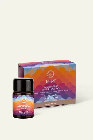 АНТИ-ЭЙДЖ масло тела Khadi Naturprodukte Shatavari Everyoung, 10 мл