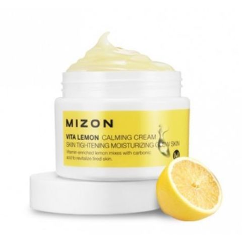Mizon Vita Lemon Calming Cream успокаивающий крем с экстрактом лимона