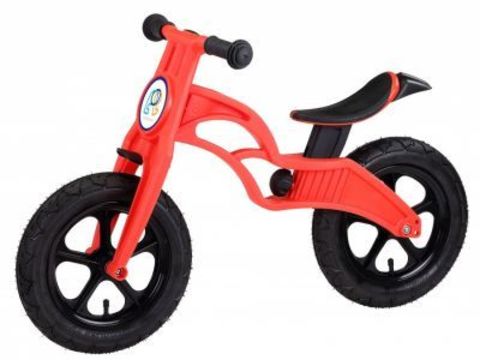 Беговел POPBIKE Flash с надувными колесами Red