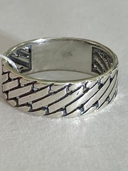 Паркет (кольцо из серебра)