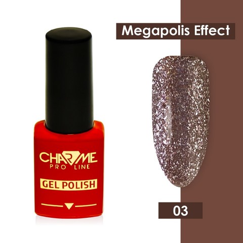 Гель-лак 03 - Сеул Megapolis Effect Charme 10мл