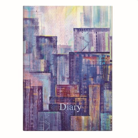 Ежедневник недатир. DIARY (Феникс) КАМЕННЫЕ ДЖУНГЛИ / А5, 80 л., твёрдый переплёт, полноцветная печать, тиснение цветной фольгой, ламинация 